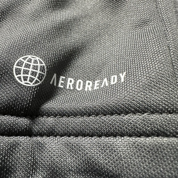 Adidas‎ Men's Large Jacket Zip Lightweight Aeroready Athletic Windbreaker *read - Picture 3 of 11